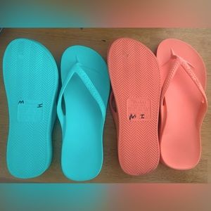 2 pairs of Archie’s Flip Flops size 7 women’s! $40 for 2!
